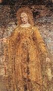 BORGOGNONE, Ambrogio St Catherine of Alexandria fd oil painting artist